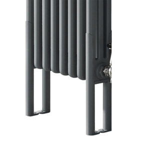 B&Z Drill Free Energy Saving Radiator Shelf Brackets-White (Pair)