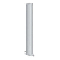 Braxton White Double Vertical Column Radiator - 1800x290mm