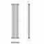 Braxton White Double Vertical Column Radiator - 1800x380mm