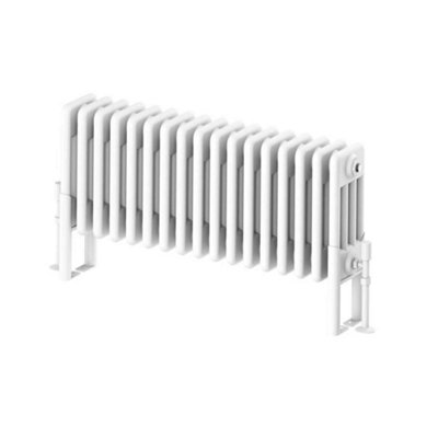 Braxton White Quadruple Horizontal Column Radiator - 300x785mm