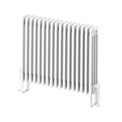 Braxton White Quadruple Horizontal Column Radiator - 600x785mm