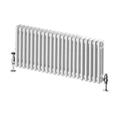 Braxton White Triple Horizontal Column Radiator - 400x1010mm 