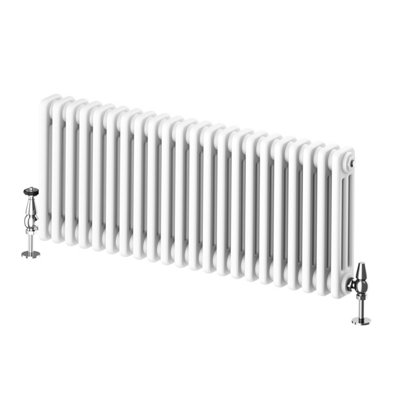 Braxton White Triple Horizontal Column Radiator - 400x1010mm - 3