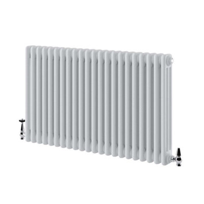 Braxton White Triple Horizontal Column Radiator - 600x1010mm