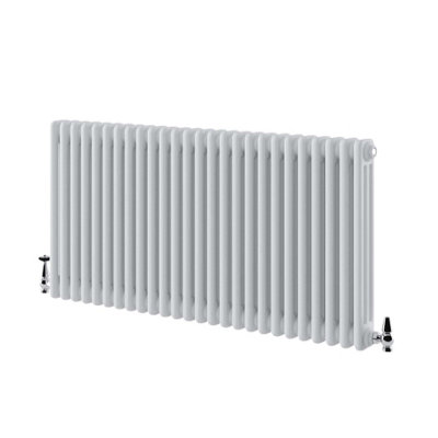 Braxton White Triple Horizontal Column Radiator - 600x1190mm