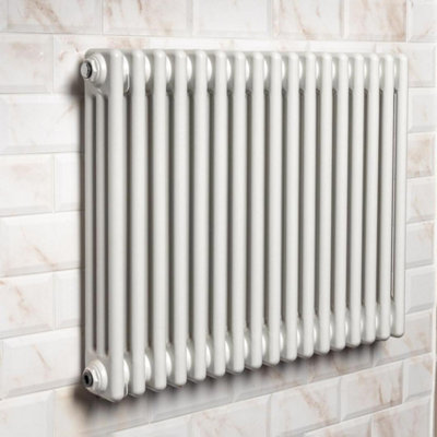 Braxton White Triple Horizontal Column Radiator - 600x785mm - 5