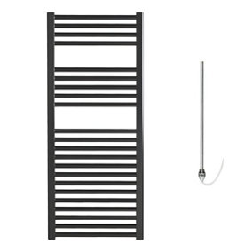 Electric towel rail with thermostat online b&q