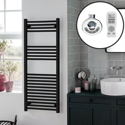 Electric towel rail discount with timer b&q