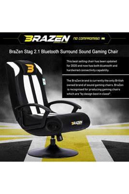 Brazen stag 2.1 best sale bluetooth gaming chair