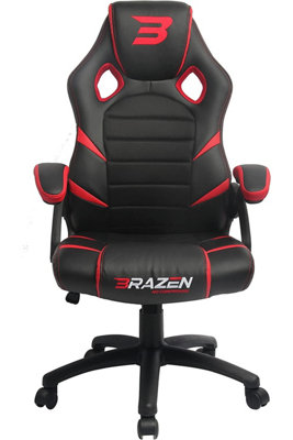 BraZen 18070 Puma Red & Black PC Gaming Chair