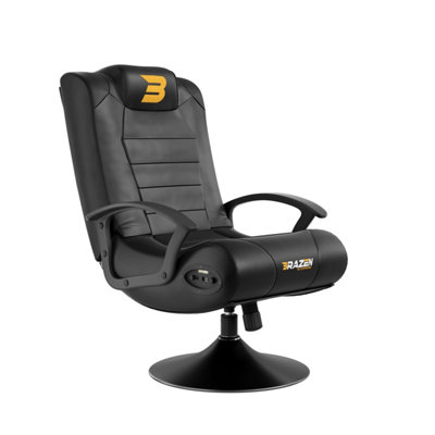 BraZen Stag 2.1 Bluetooth Surround Sound Gaming Chair - Black
