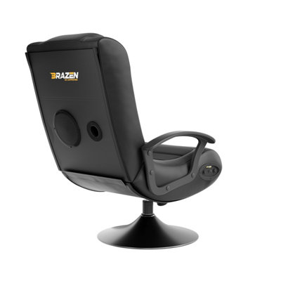 BraZen Stag 2.1 Bluetooth Surround Sound Gaming Chair - Black