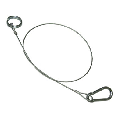 Break Away Cable Hook & Ring - Trailer Safety Towing Car Van Caravan Horse Heavy Duty