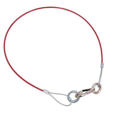 Breakaway Towing Cable For Braked Trailers Caravans Hook + Ring PVC Coated 1pc