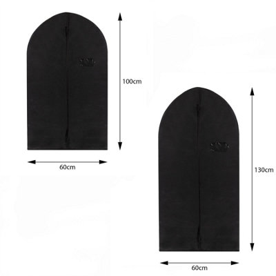 Breathable Suit Covers - Pack of 6 Black - 6