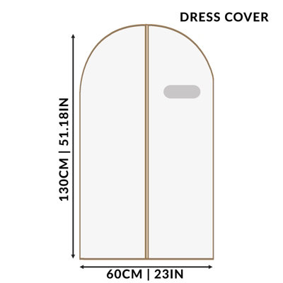Breathable Suit Covers - Pack of 6 White - 7