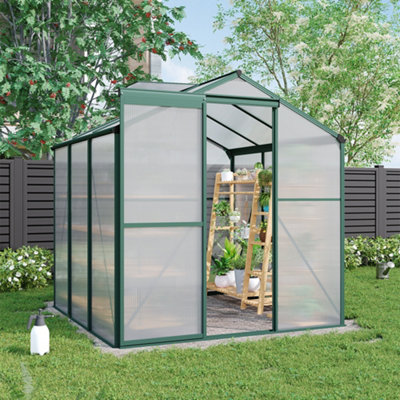 Breeins 6x6 ft Garden Plants Grow House with Aluminium Frame Large