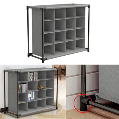 Breeins Four-layer Sixteen-grid Non-woven Simple Economical Shoe Rack ...