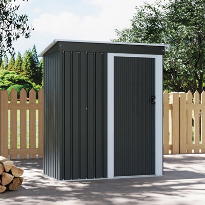 Breeins Outdoor Metal Shed Storage Shed with Lockable Door