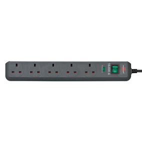 Brennenstuhl 5 Gang Extension Lead With Surge Protection