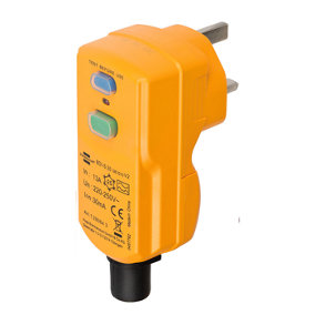Brennenstuhl Circuit Breaker Trip Switch Circuit Breaker Plug In RCD Safety Adaptor Switch