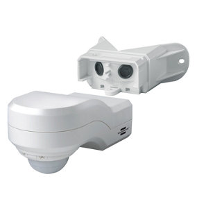 Brennenstuhl Corner PIR Motion Detector - Movement Sensor Corner Motion Sensor - White