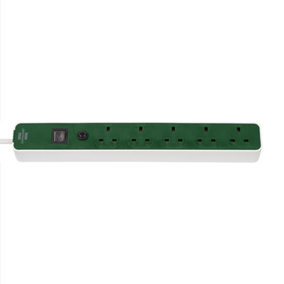 Brennenstuhl Ecolor Extension Lead 5 Gang Extension Lead - 3 Metre ...