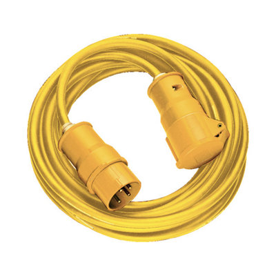 Brennenstuhl Extension Cable CEE 110V 14m Yellow H05VV-F 3G2.5 Heavy Duty 2.5mm