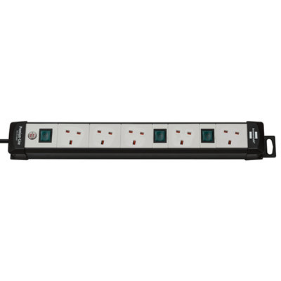 Brennenstuhl Extension Lead 5 Gang - 3 Metre Extension Lead 3x On/Off ...