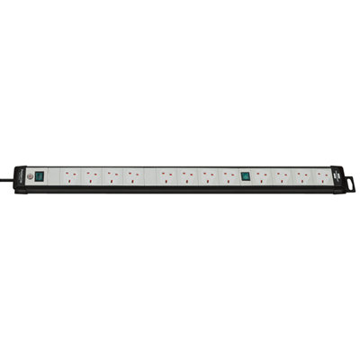 Brennenstuhl Premium-Line 12-Way Extension Lead - 3 Metre Cable - Made ...
