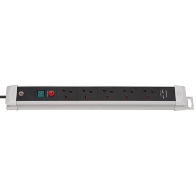 Brennenstuhl Premium-Line FB, 5-Way Extension Lead With 2 USB Charging ...