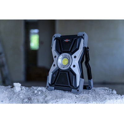Brennenstuhl Rechargeable Work Light With Bluetooth Speaker Rechargeable LED Light 3000 Lumens - Lasts Up To 25 Hours per Recharge