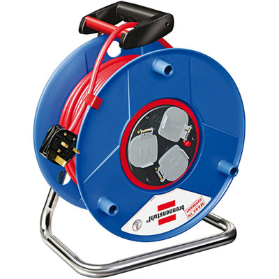 Brennenstul Garant Bretec Heavy Duty Cable Reel - Anti-Twist Cable System - 50 Metre