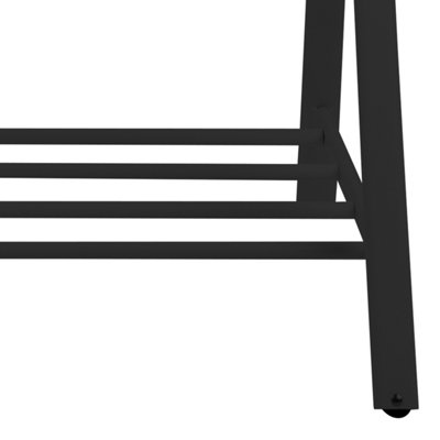 Brent Clothes Rack in Matte Black