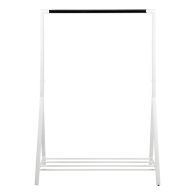 Brent Clothes Rack in White Powder-Coat Steel