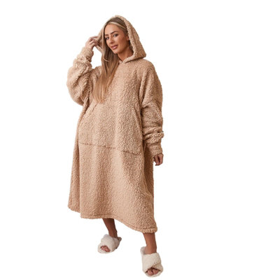 Teddy oversized hot sale hoodie