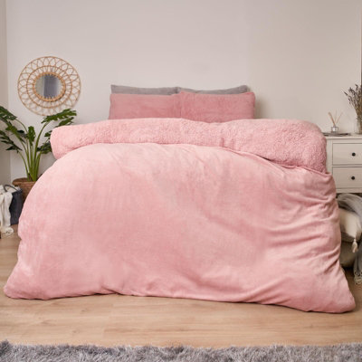 Super king size fleece duvet online set