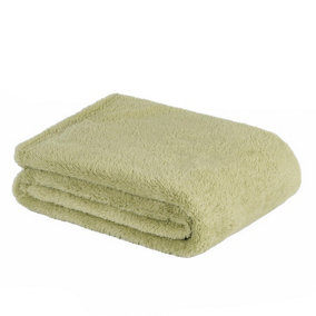 Brentfords Teddy Fleece Blanket Large Throw Over Bed