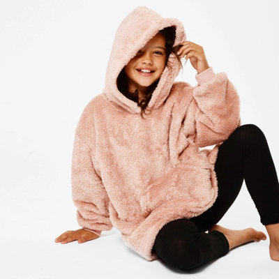 Teddy Fleece, Oversized Blanket Hoodie