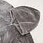 Brentfords Teddy Fleece Hoodie Oversized Zip Up Sweatshirt Men Jacket - Charcoal
