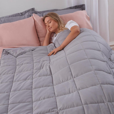 Silver one weighted blanket sale