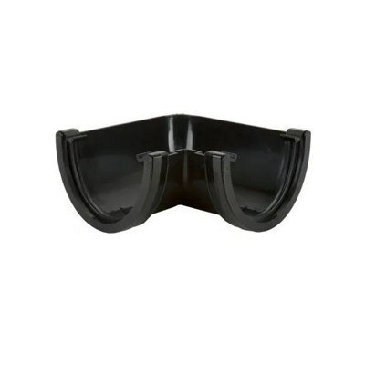 Brett Martin 170mm Gutter 90 Degree Bend BR098B Black Large Deep Style ...
