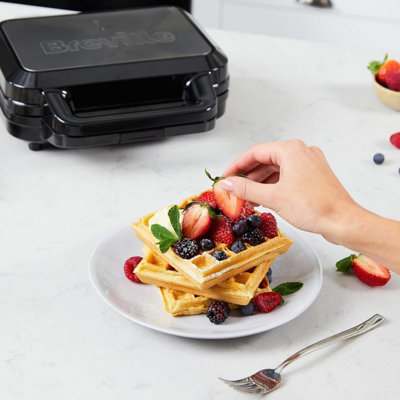 Waffle Maker Breville In Sandwich Maker Panini Press With