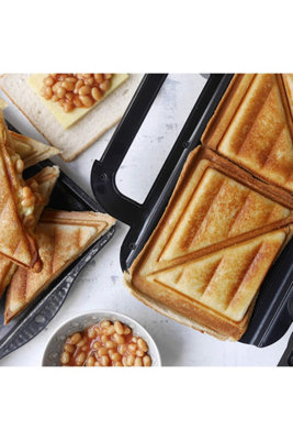 Breville VST082 Ultimate Deep Fill Black Sandwich Toaster