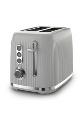 Breville VTR002 Bold Grey & Silver 2Slice Toaster DIY at B&Q