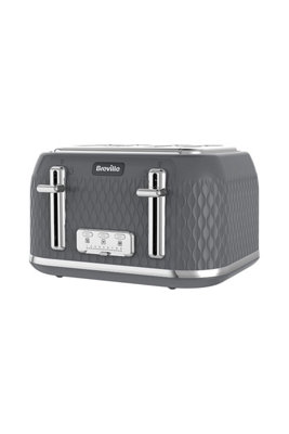 Breville Flow 4 Slice Toaster Grey - Meubles