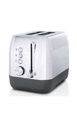 Breville VTT981 Edge Brushed Stainless Steel 2-Slice Toaster