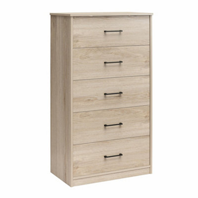 BrEZ Build Pearce 5 DRW Dresser Light Oak