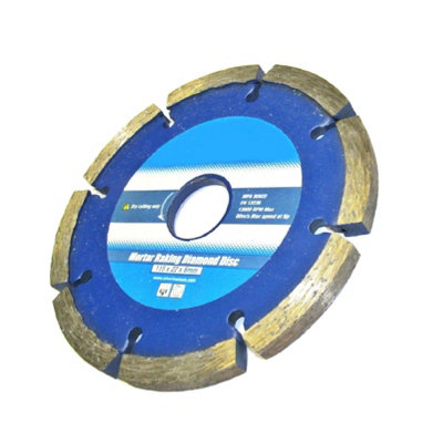 Brick Mortar Raking Diamond Blade 115mm x 6mm x 22.2mm for 4.5 Angle ...