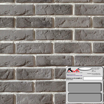Brick Slip Samples - Cambridge Seal Grey 14